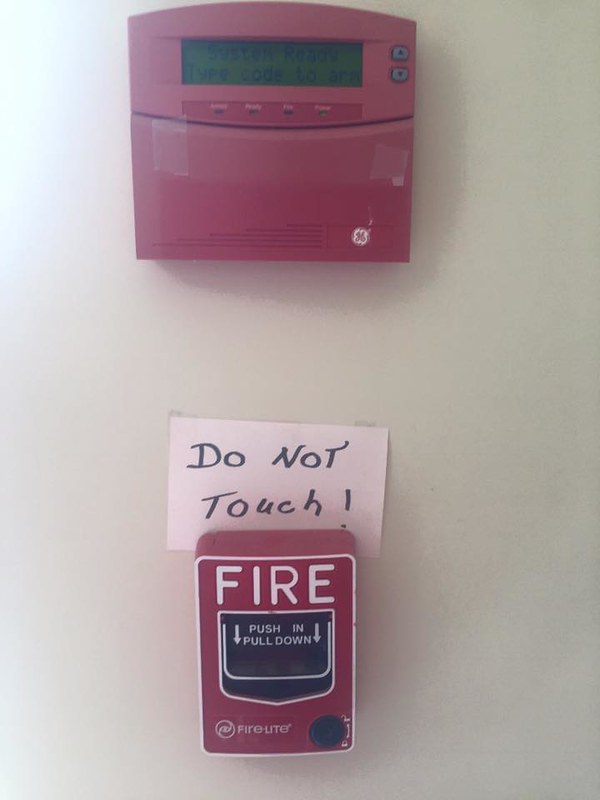 2018 03 fire alarm - do not touch