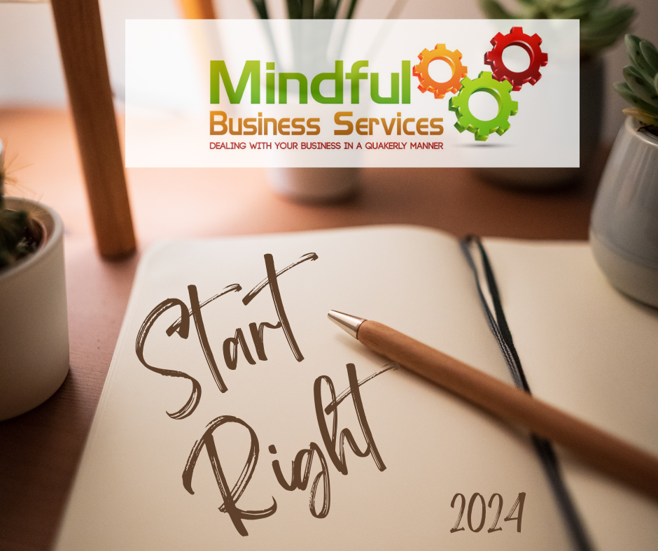 diary for 2024 with Start Right written.