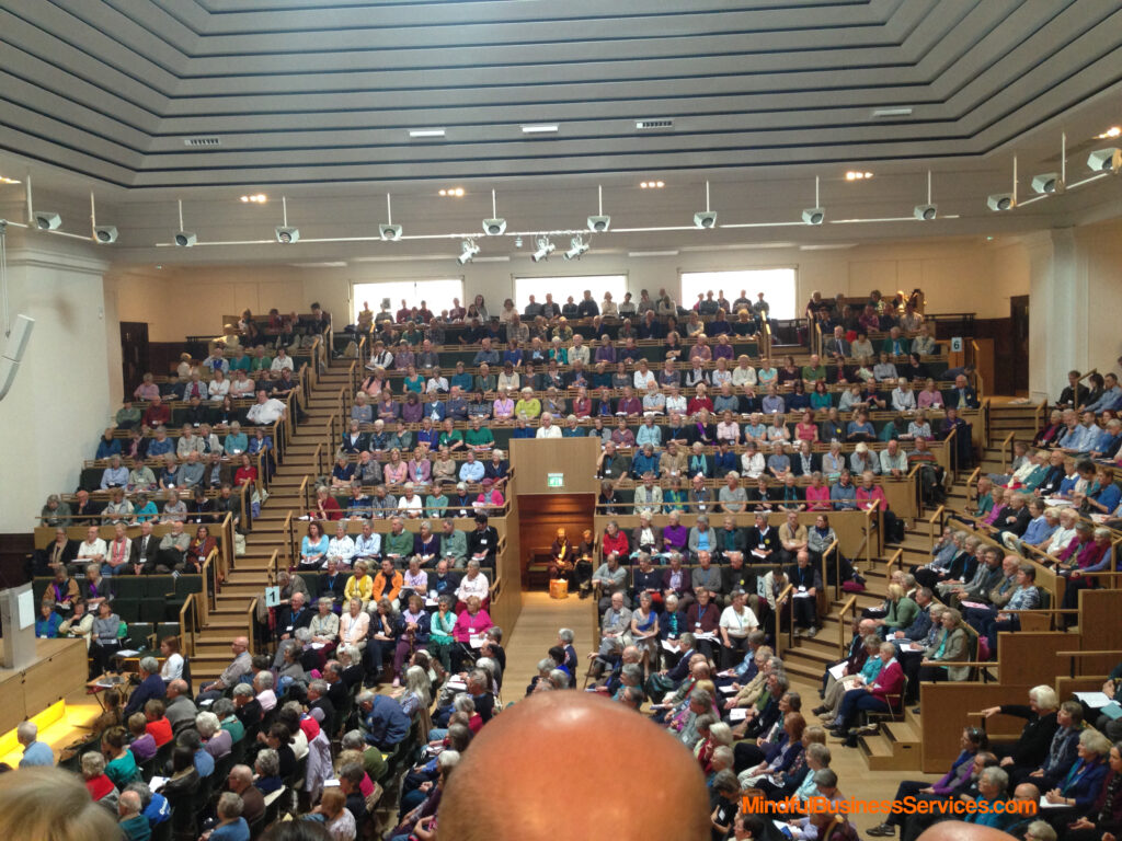 colour photo of Yearly Meeting in London 2015